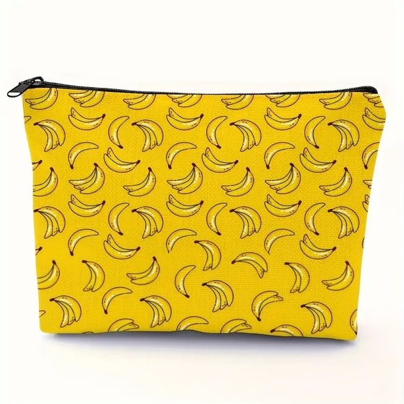 Handbags - Banana Print Cosmetic Bag